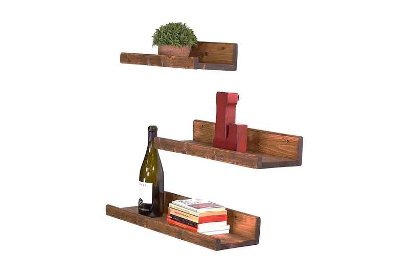 Pukkuri Vegghylle 60 cm - Brun - Oppbevaring - Hyller - Vegghylle