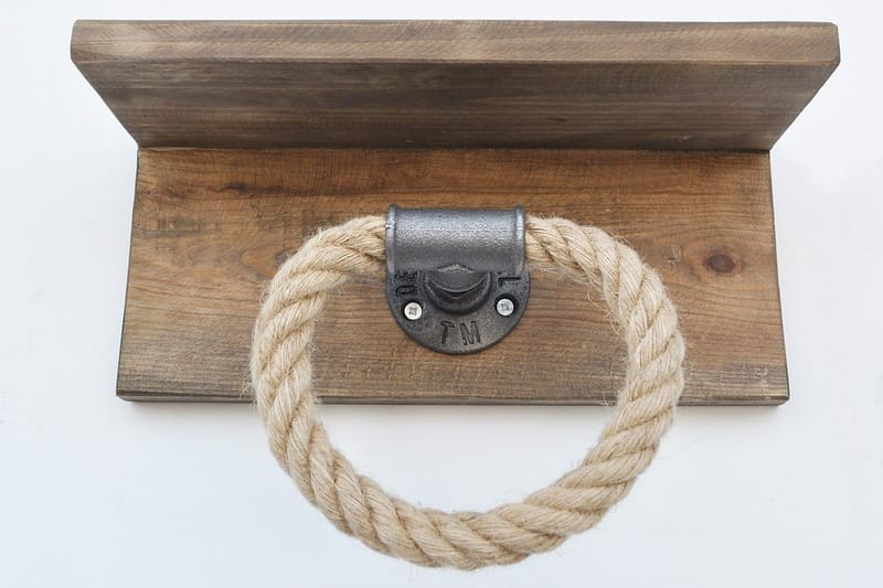 Pukkuri Veggoppheng 30 cm - Brun - Oppbevaring - Hyller - Vegghylle