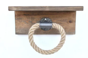 Pukkuri Veggoppheng 30 cm - Brun - Oppbevaring - Hyller - Vegghylle