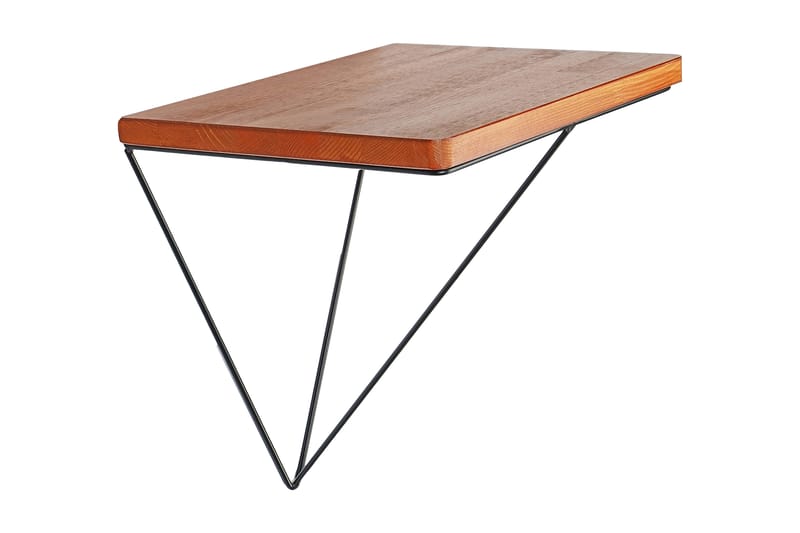 Pukkuri Papirholder med Hylle 33 cm - Brun/Svart - Oppbevaring - Hyller - Vegghylle