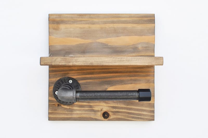Pukkuri Papirholder 14 cm - Brun/Svart - Oppbevaring - Hyller - Vegghylle
