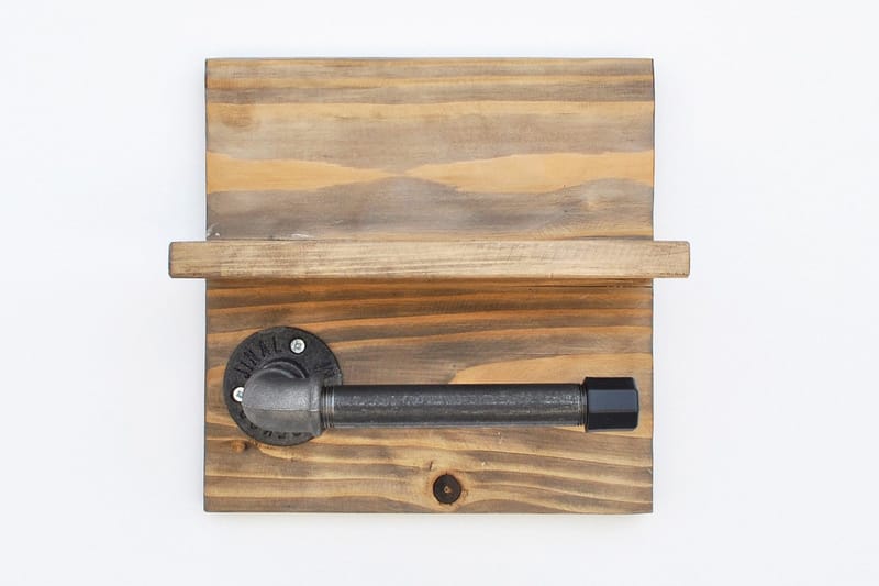 Pukkuri Papirholder 14 cm - Brun/Svart - Hus & oppussing - Kjøkken & bad - Baderom - Baderomstilbehør - Toalettrullholder