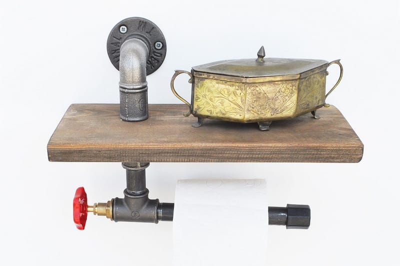 Pukkuri Papirholder 31 cm - Brun/Svart - Husholdning - Matlaging & Baking - Kjøkkenutstyr