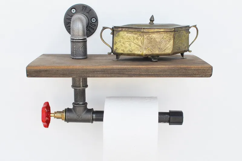 Pukkuri Papirholder 31 cm - Brun/Svart - Husholdning - Matlaging & Baking - Kjøkkenutstyr