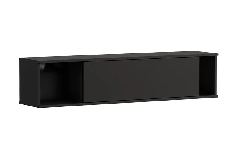 Querty Vegghylle 135x30x30 cm, Svart