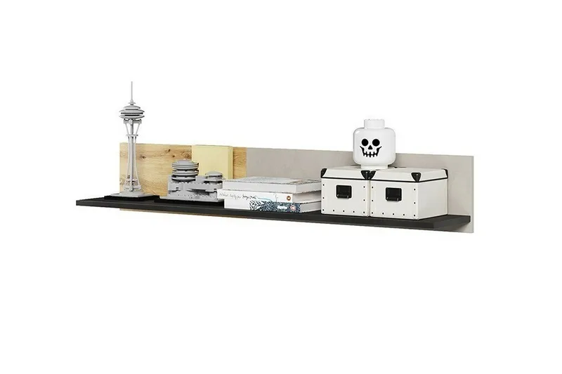 Rathmore Vägghylla 115x22 cm Black - Oppbevaring - Hyller - Vegghylle