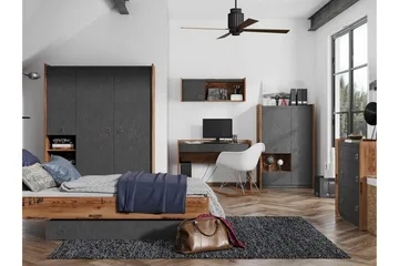 Rathmore Vegghylle 110x28 cm - Grå - Oppbevaring - Hyller - Vegghylle
