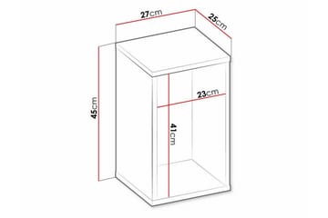 Rathmore vegghylle 27x25 cm - Oppbevaring - Hyller - Vegghylle
