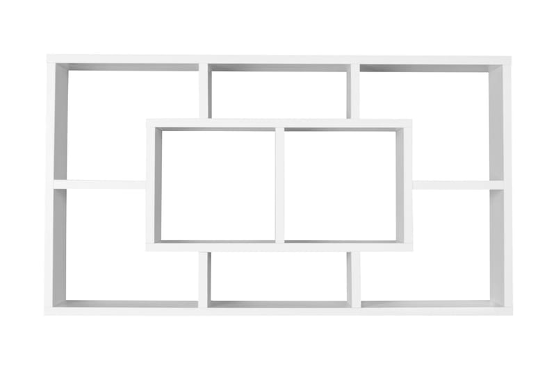 Rhosgoch Vegghylle - Hvit - Oppbevaring - Hyller - Vegghylle