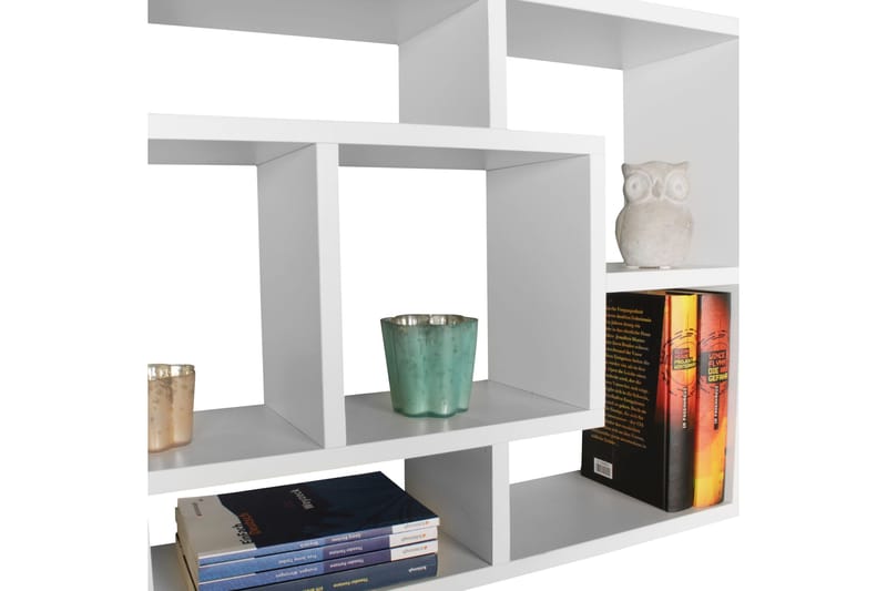 Rhosgoch Vegghylle - Hvit - Oppbevaring - Hyller - Vegghylle