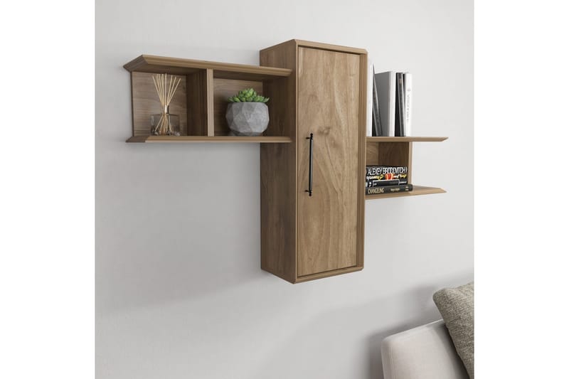 Rinorea Vegghylle 118,6x51,8 cm - Brun - Oppbevaring - Hyller - Vegghylle