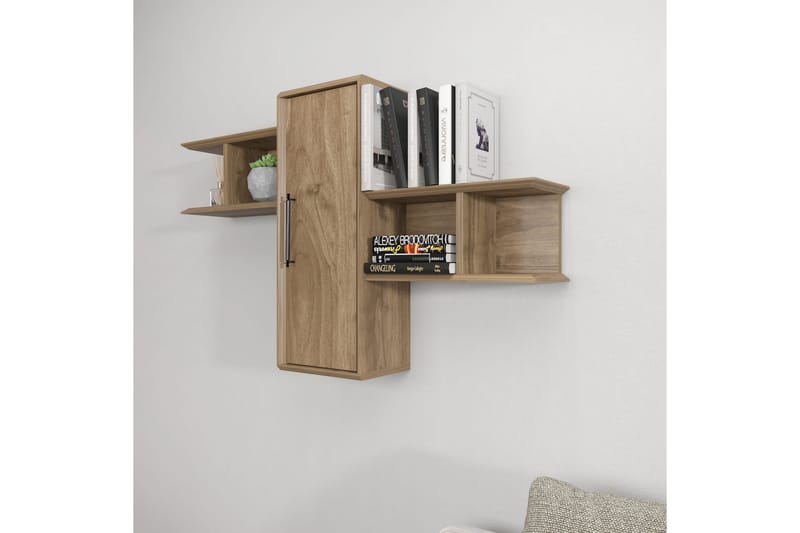 Rinorea Vegghylle 118,6x51,8 cm - Brun - Oppbevaring - Hyller - Vegghylle