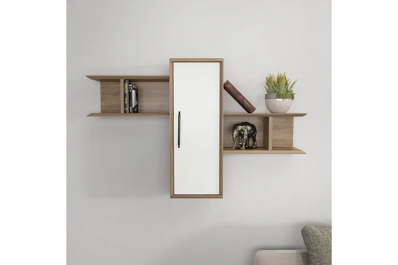 Rinorea Vegghylle 118,6x51,8 cm - Brun - Oppbevaring - Hyller - Vegghylle