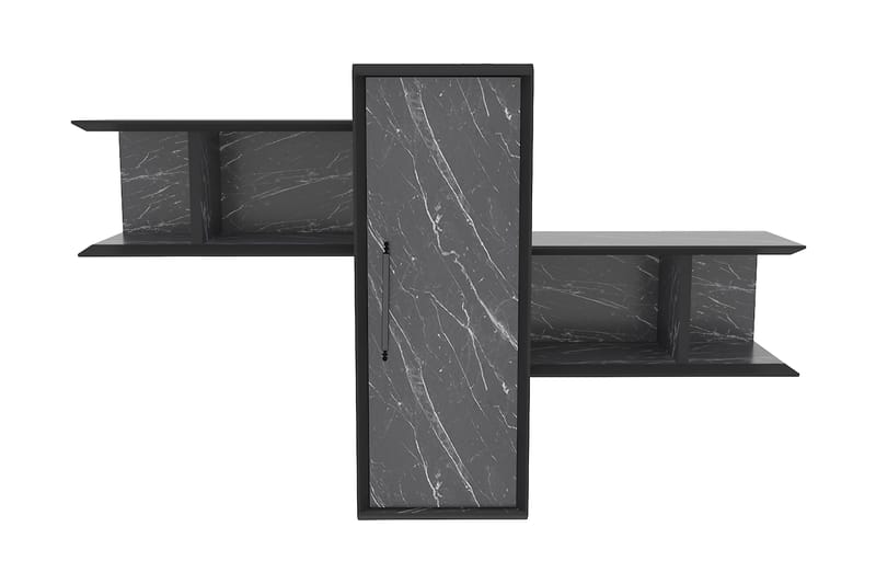 Rinorea Vegghylle 118,6x51,8 cm - Svart - Oppbevaring - Hyller - Vegghylle