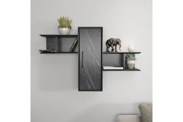 Rinorea Vegghylle 118,6x51,8 cm - Svart - Oppbevaring - Hyller - Vegghylle