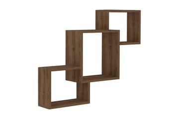Rinorea Vegghylle 98x72 cm - Brun - Oppbevaring - Hyller - Vegghylle