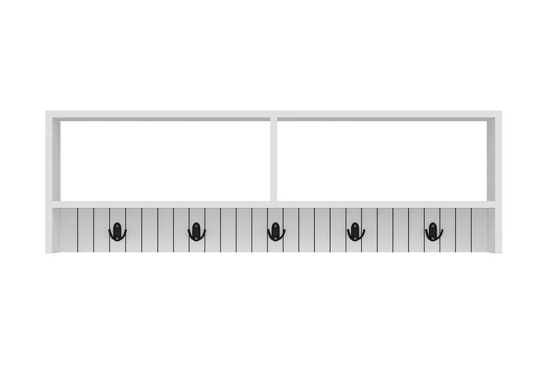 Rinorea Veggkrok 120x36,8 cm - Hvit - Oppbevaring - Hyller - Vegghylle