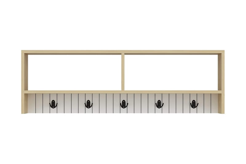Rinorea Veggkrok 120x36,8 cm - Hvit - Oppbevaring - Hyller - Vegghylle