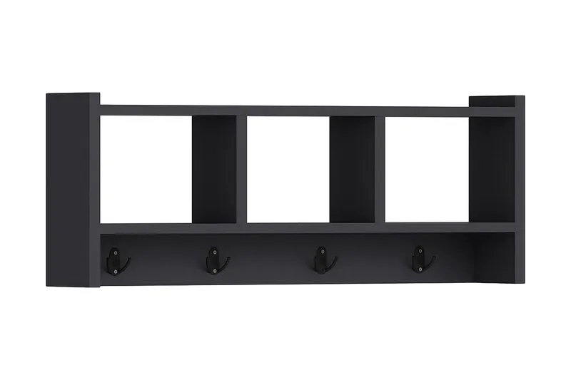 Rinorea Veggkrok 75,6x35 cm, Antrasitt