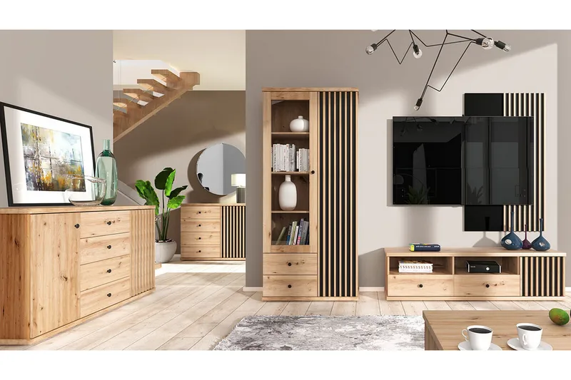 Rosehall Vägghylla 120x18 cm Black - Oppbevaring - Hyller - Vegghylle