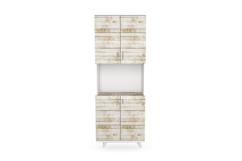 Sarisu Vegghylle 176x70 cm - Natur/Hvit - Oppbevaring - Hyller - Vegghylle