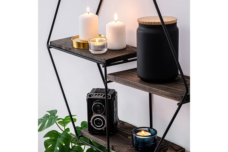 Serotinus Vegghylle 60x15 cm 3 Hyller - Oppbevaring - Hyller - Vegghylle