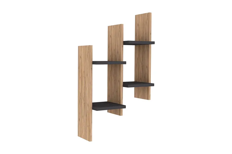 Shottisham Vegghylle 49 cm, Antrasitt|Valnøtt