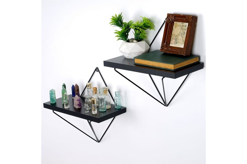 Sivrice Vegghylle 30x14 cm - Hvit - Oppbevaring - Hyller - Vegghylle
