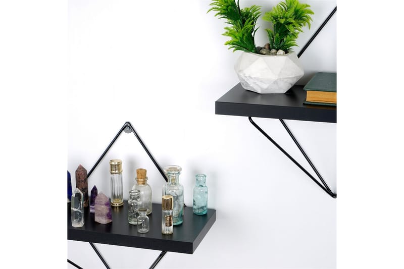 Sivrice Vegghylle 30x14 cm - Hvit - Oppbevaring - Hyller - Vegghylle