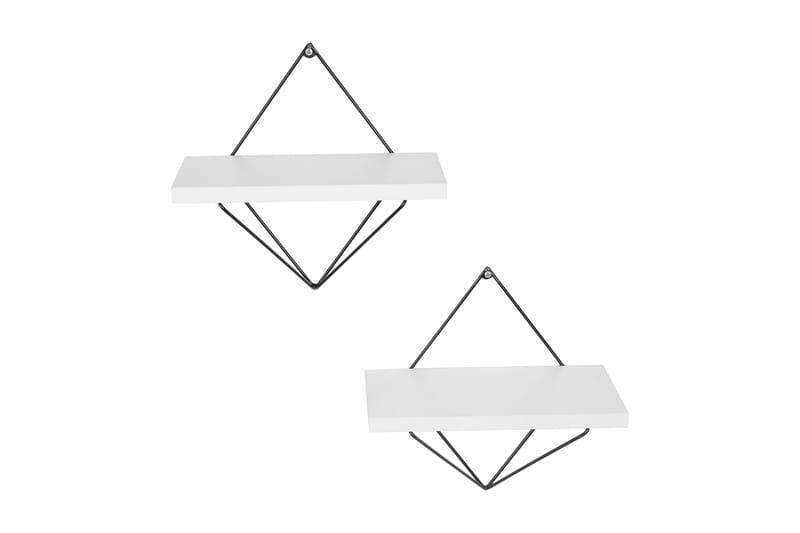 Sivrice Vegghylle 30x14 cm - Svart - Oppbevaring - Hyller - Vegghylle