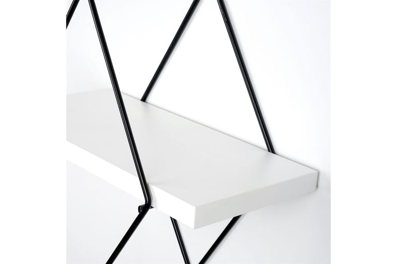 Sivrice Vegghylle 31x15 cm - Hvit - Oppbevaring - Hyller - Vegghylle