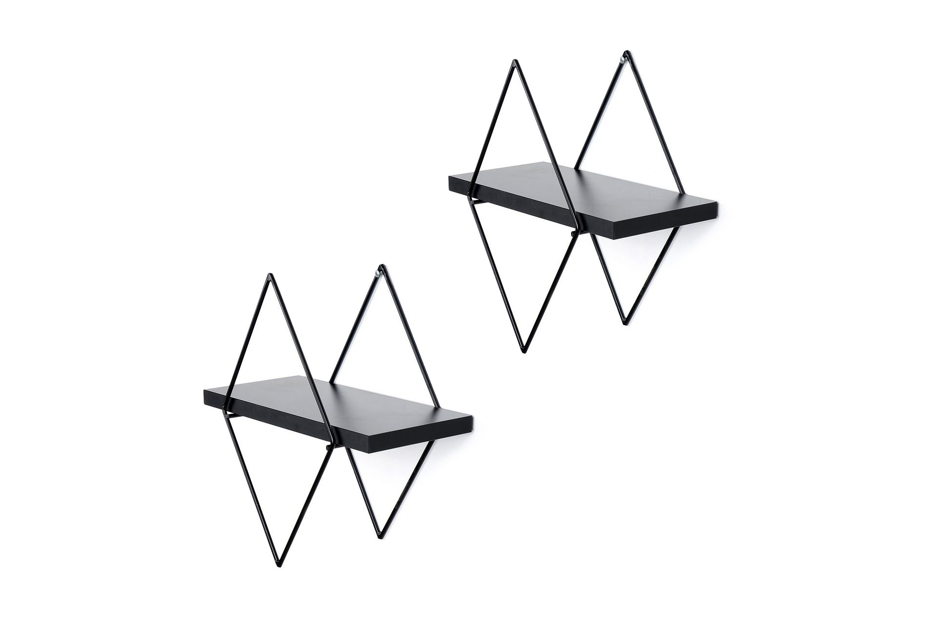 Sivrice Vegghylle 31x15 cm - Svart - Oppbevaring - Hyller - Vegghylle