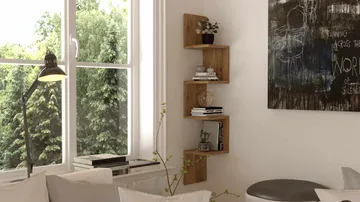 Vegghylle Skye Decor Lyra (22 x 117,2 x 22 cm) Atlantisk furu - Atlantic Pine - Oppbevaring - Hyller - Vegghylle