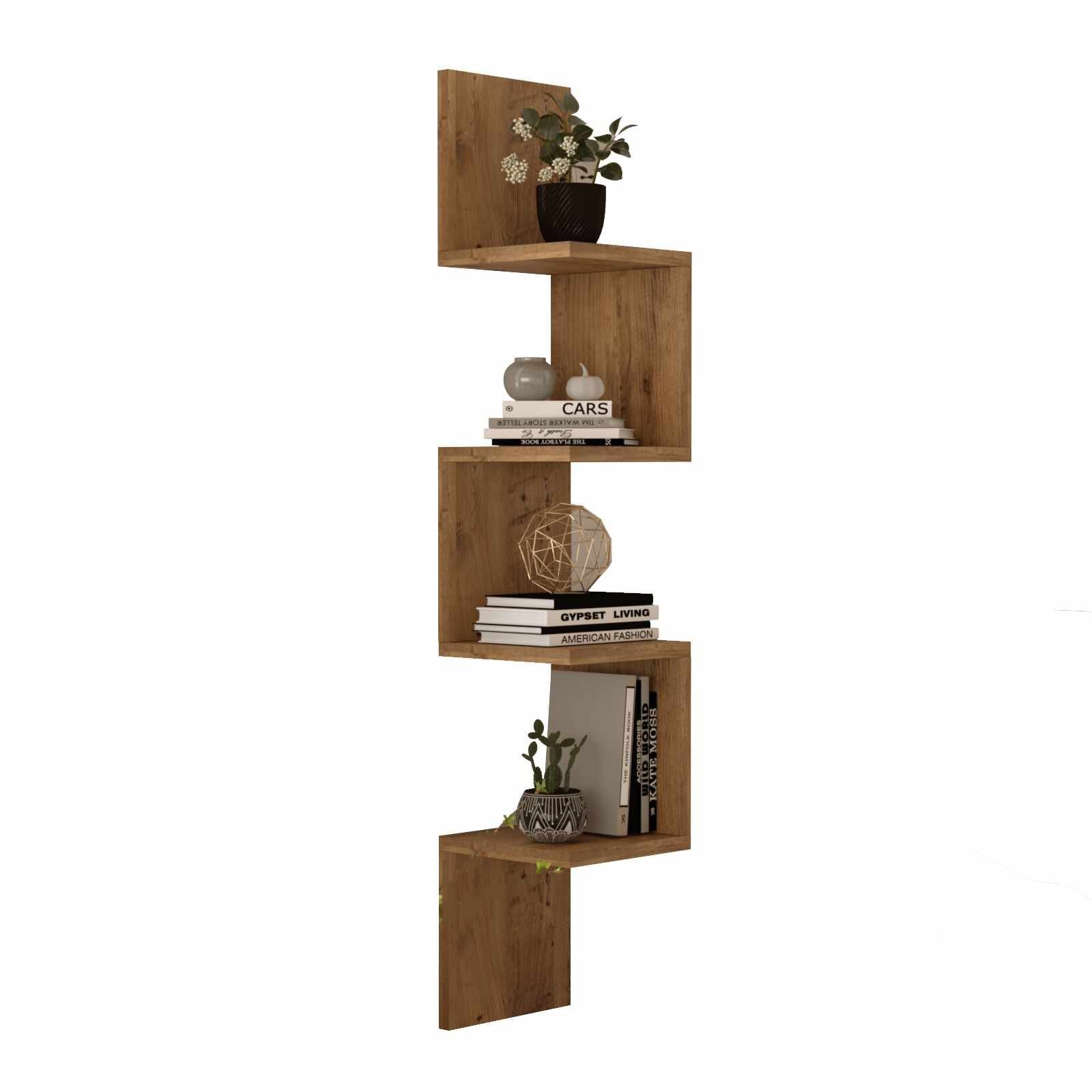Vegghylle Skye Decor Lyra (22 x 117,2 x 22 cm) Atlantisk furu - Atlantic Pine