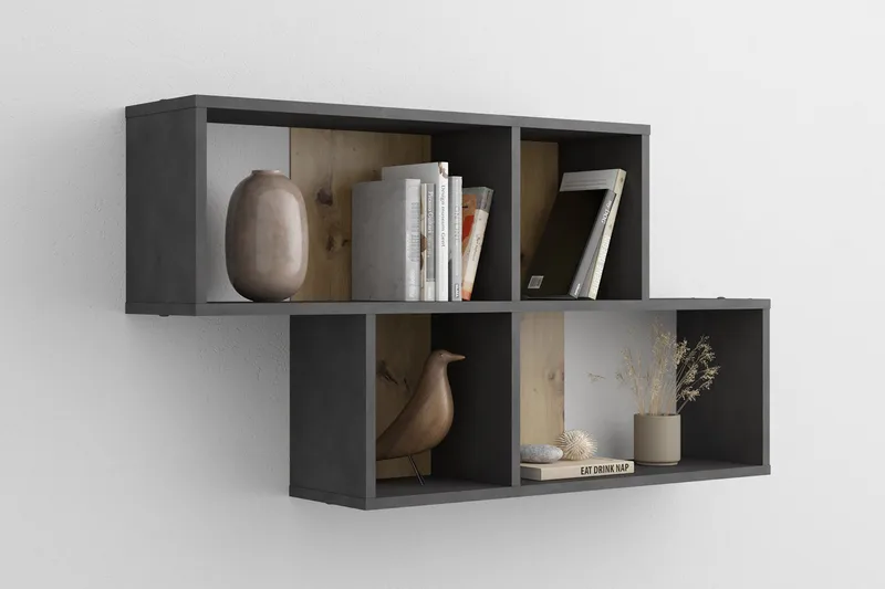 Stanthorne Vegghylle 100 cm - Brun - Oppbevaring - Hyller - Vegghylle