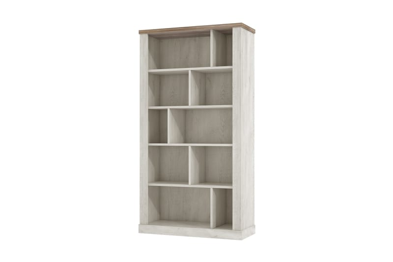 Talebi Hylle 41x114 cm - Brun / Hvit - Oppbevaring - Hyller - Vegghylle
