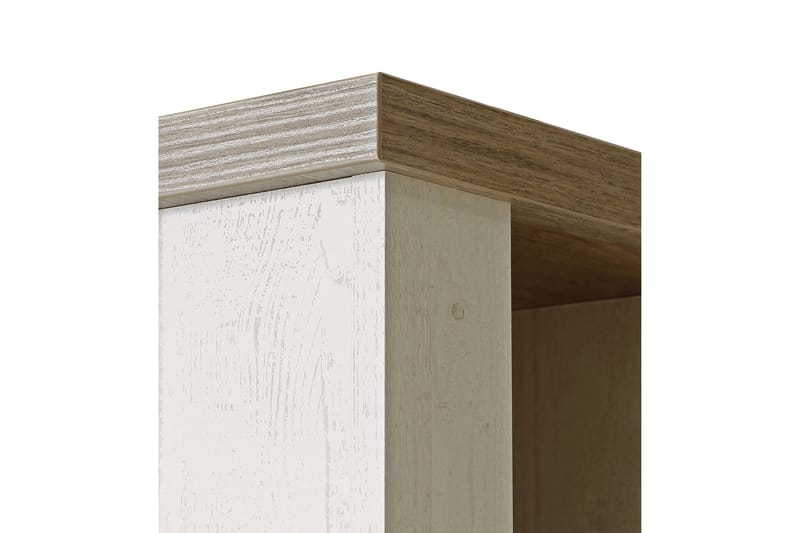 Talebi Hylle 41x114 cm - Brun / Hvit - Oppbevaring - Hyller - Bokhylle