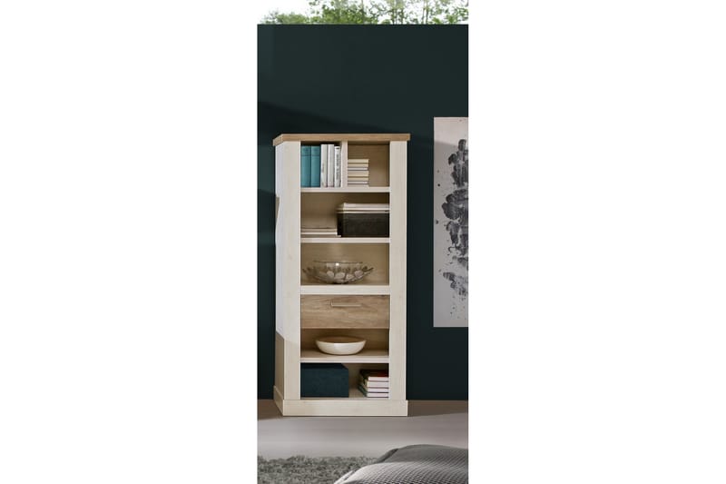 Talebi Hylle 41x71 cm - Brun / Hvit - Oppbevaring - Hyller - Vegghylle