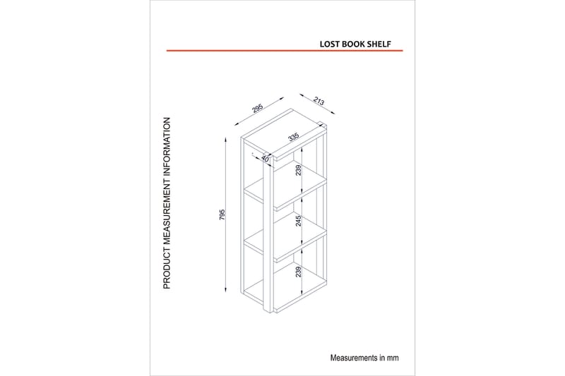 Tera Home Vegghylle - Oppbevaring - Hyller - Vegghylle