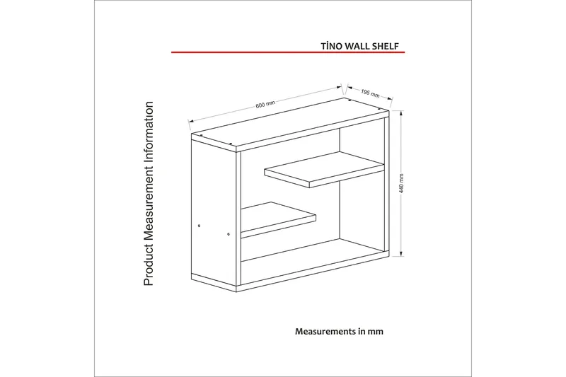 Tera Home Vegghylle - Oppbevaring - Hyller - Vegghylle