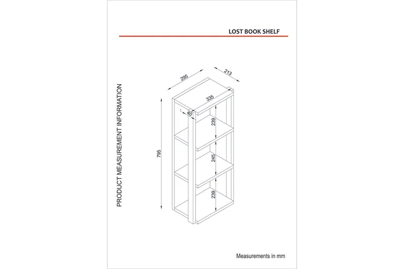 Tera Home Vegghylle - Oppbevaring - Hyller - Vegghylle