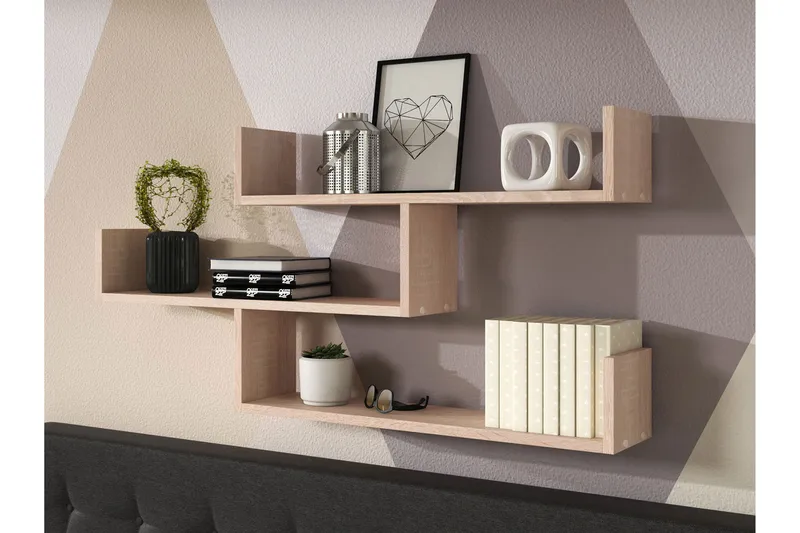 Trio Vegghylle 119x18x55 cm - Oppbevaring - Hyller - Vegghylle