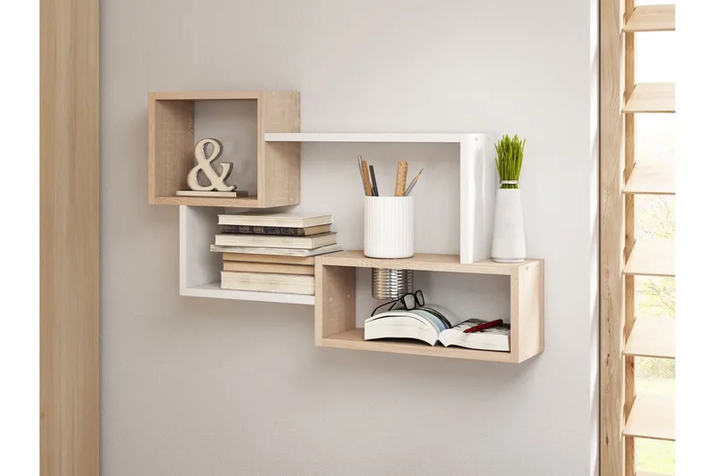 Trio Vegghylle 87x18x54 cm - Oppbevaring - Hyller - Vegghylle