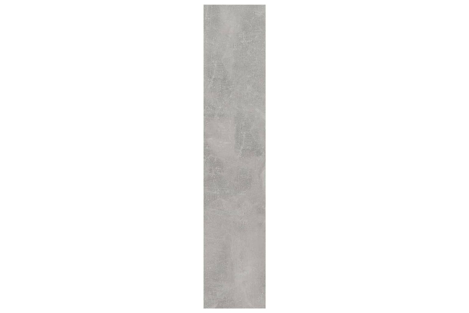 Vegghylle betonggrå 90x16x78 cm sponplate - Oppbevaring - Hyller - Vegghylle