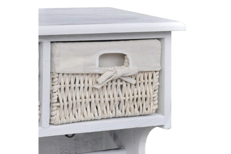 Vegghylle hvit 60x23,5x33 cm keisertre - Oppbevaring - Hyller - Vegghylle