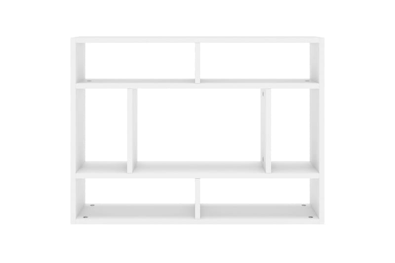Vegghylle hvit 75x16x55 cm sponplate - Hvit - Oppbevaring - Hyller - Vegghylle
