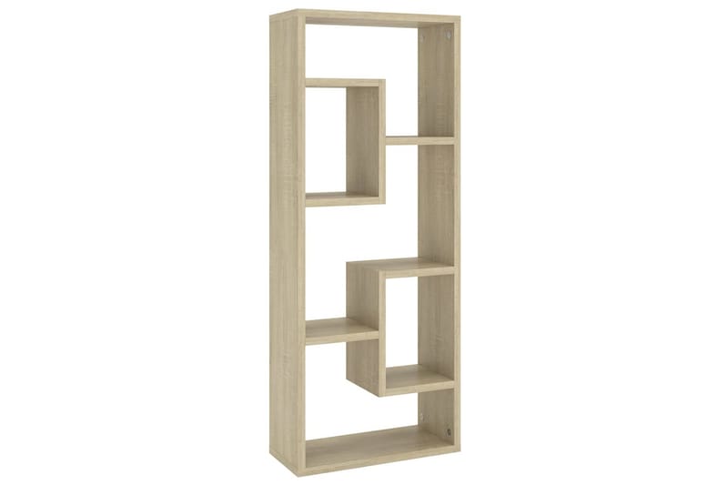 Vegghylle sonoma eik 36x16x90 cm sponplate - Brun - Oppbevaring - Hyller - Vegghylle