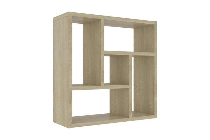 Vegghylle sonoma eik 45,1x16x45,1 cm sponplate - Oppbevaring - Hyller - Vegghylle