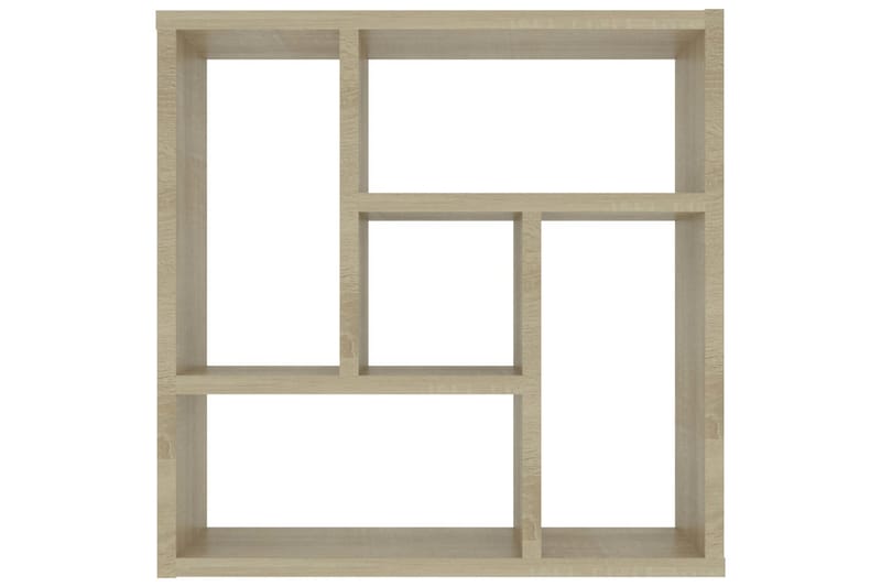 Vegghylle sonoma eik 45,1x16x45,1 cm sponplate - Oppbevaring - Hyller - Vegghylle