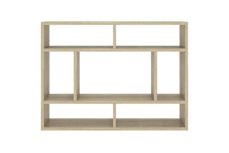 Vegghylle sonoma eik 75x16x55 cm sponplate - Brun - Oppbevaring - Hyller - Vegghylle